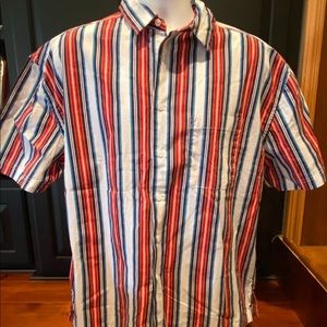 ASOS striped button front shirt